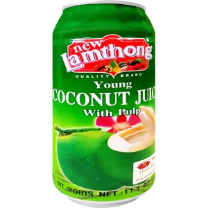 New Lamthong Coconut Juice with Pulp 330ml