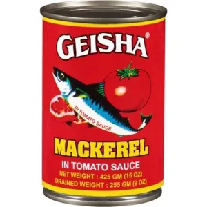 Geisha Mackeral in tomato sauce 425gm