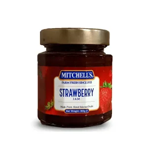 Mitchell's Strawberry Jam 300gm